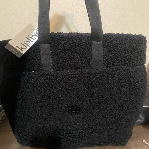 Kipling Black Tote Bag - Picture 1 of 3